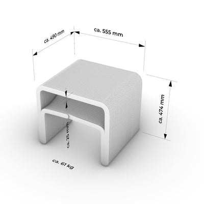 Sitzhocker «Wing»